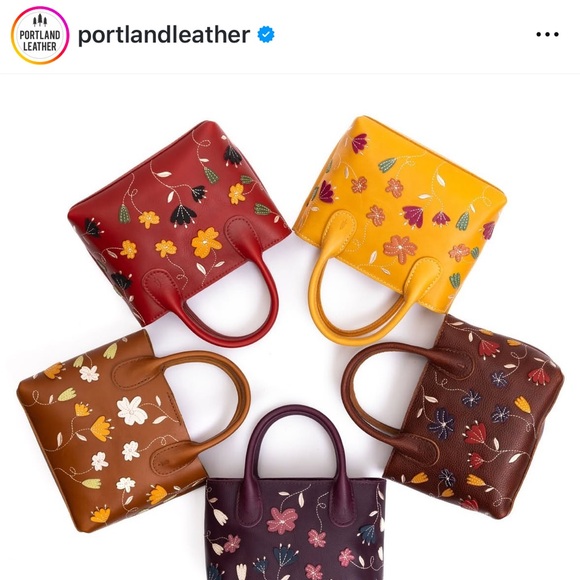 Portland Leather Raindrop Folklore in Honey Brand New Perfect Condition Sold Out - Picture 2 of 13